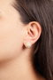 Heliophilia Silver Pendientes de Metal Dorados